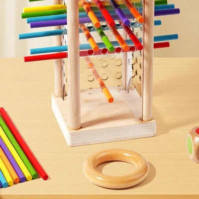 Counting Sticks Set Wooden Colorful Number Learning