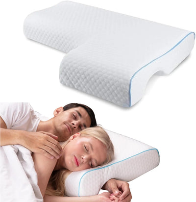 Couple Pillow L-Shaped Arm Tunnel Memory Foam