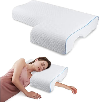Couple Pillow L-Shaped Arm Tunnel Memory Foam