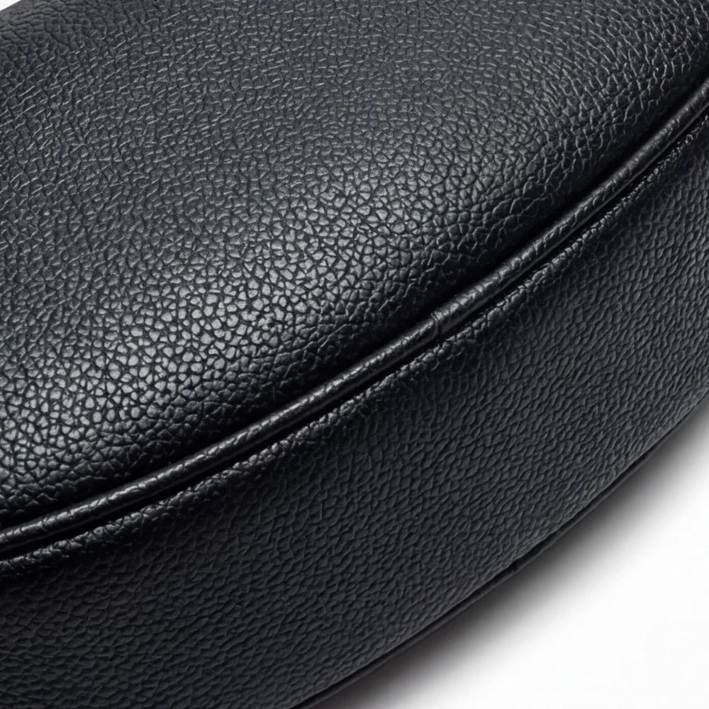 Crescent Shoulder Bag Convertible Strap Faux Leather Organized Interior