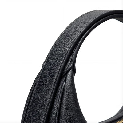 Crescent Shoulder Bag Convertible Strap Faux Leather Organized Interior
