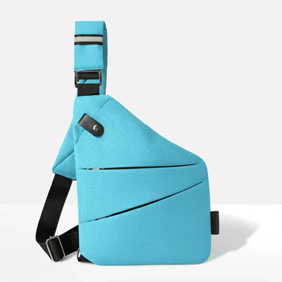 Crossbody Bag RFID-Blocking Cut-Resistant Strap Water-Repellent Fabric