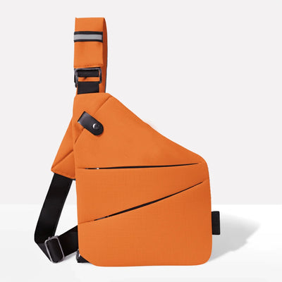 Crossbody Bag RFID-Blocking Cut-Resistant Strap Water-Repellent Fabric