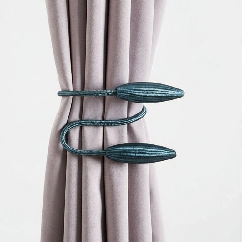 Curtain Holder Tool-Free Malleable Aluminum Polyester Cover