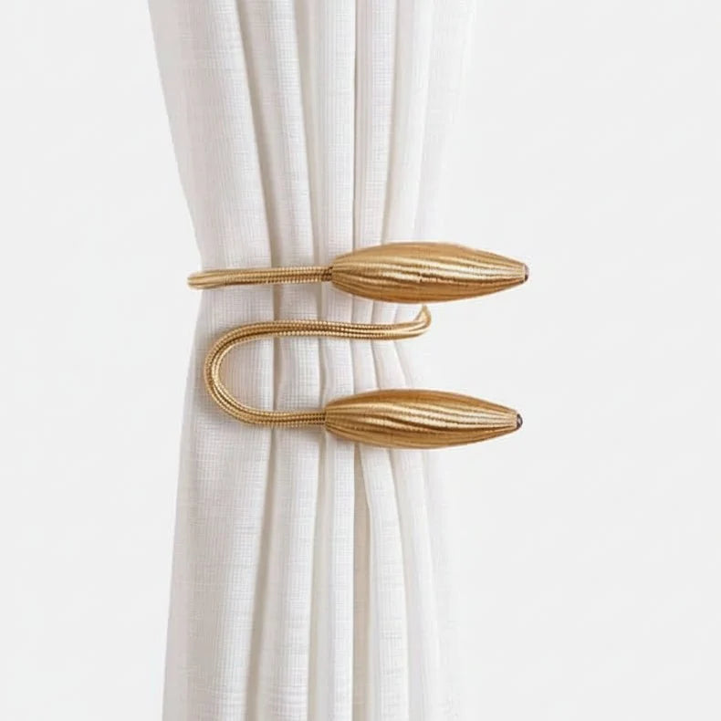 Curtain Holder Tool-Free Malleable Aluminum Polyester Cover