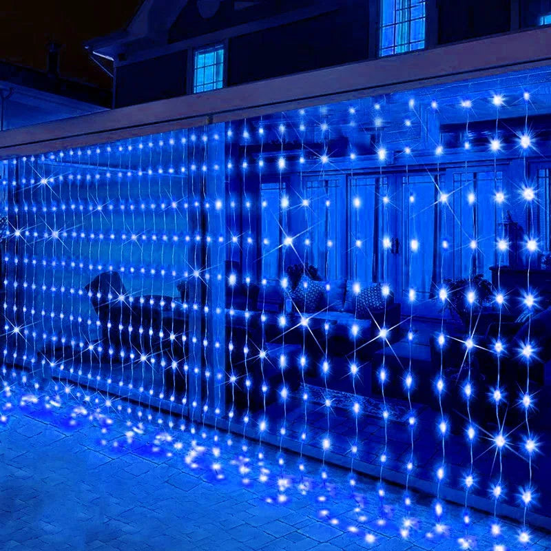Curtain Lights LED USB-C Powered 8 Modes with Remote Control