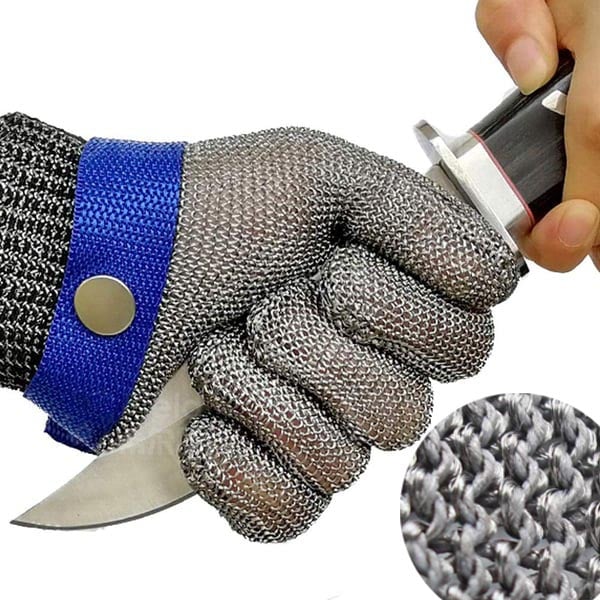 Cut-Resistant Glove Stainless Steel Mesh ANSI A9