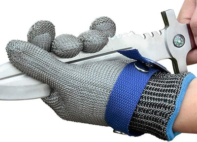 Cut-Resistant Glove Stainless Steel Mesh ANSI A9