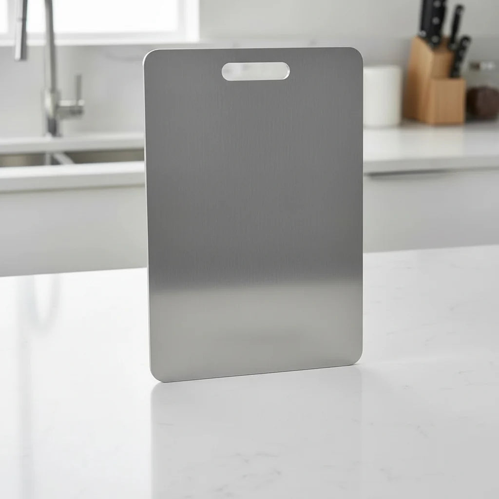 Cutting Board Stainless Steel Non-Porous Non-Slip Surface