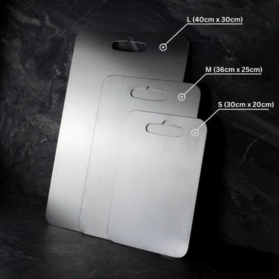Cutting Board Stainless Steel Scratch-Resistant & Non-Porous