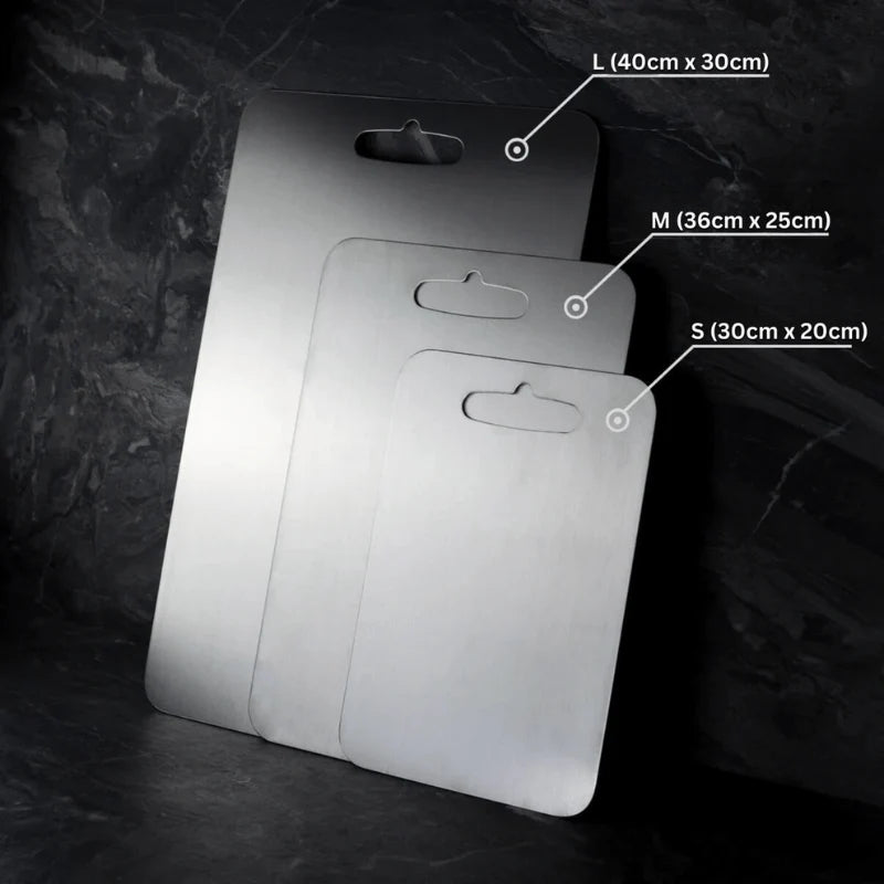 Cutting Board Stainless Steel Scratch-Resistant & Non-Porous