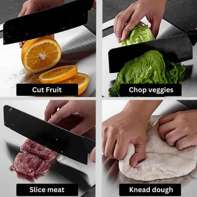 Cutting Board Stainless Steel Scratch-Resistant & Non-Porous