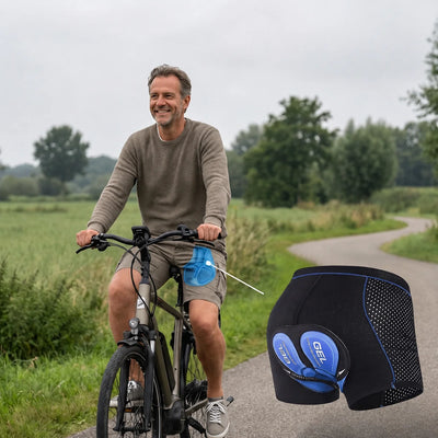 Cycling Shorts Gel-Padded Breathable & Stretchy