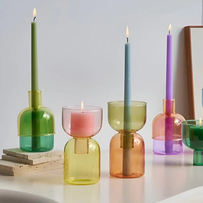 Cylindrical Candle Holder Modern Minimal 11 Styles