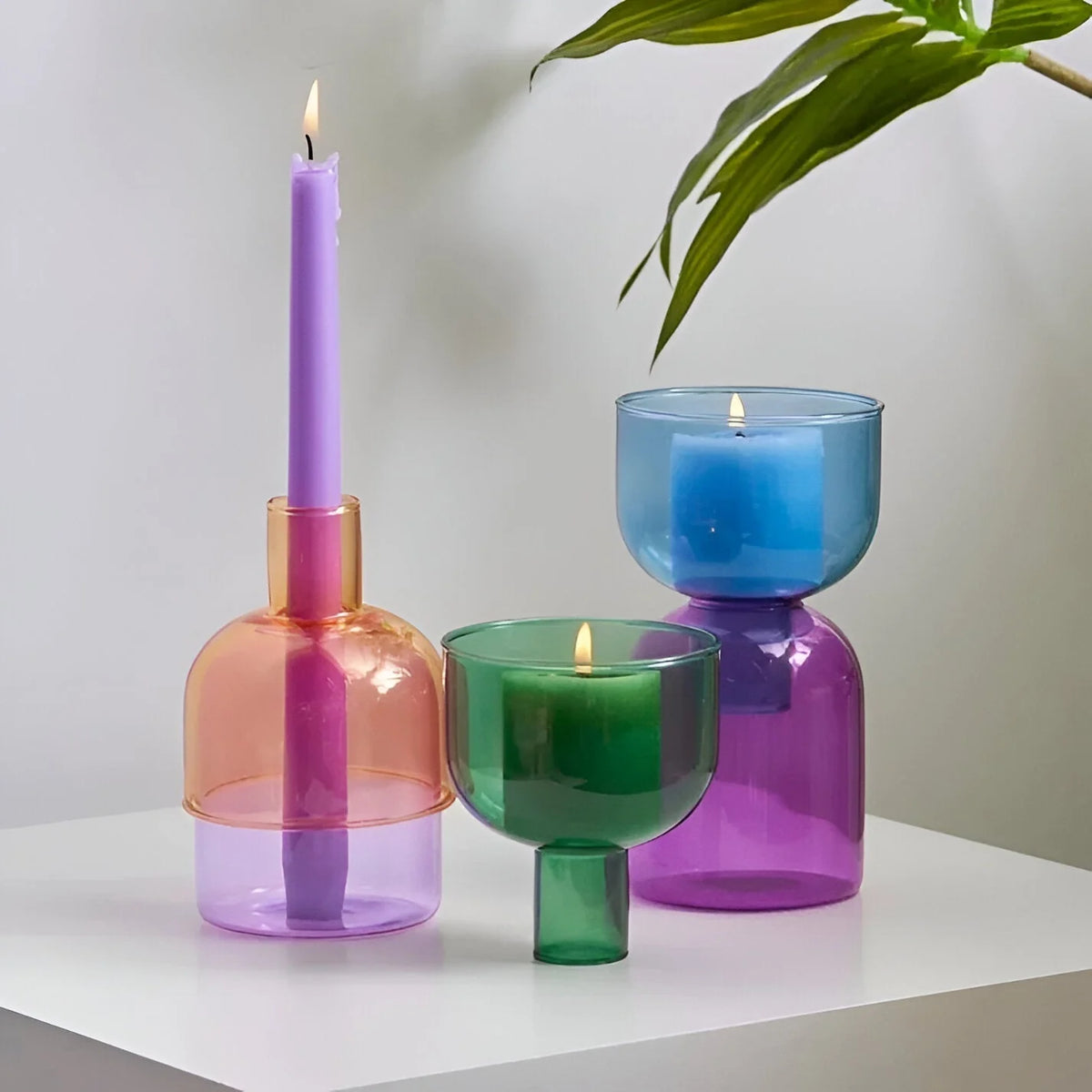 Cylindrical Candle Holder Modern Minimal 11 Styles
