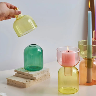 Cylindrical Candle Holder Modern Minimal 11 Styles