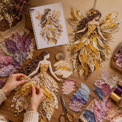 DIY Kit Layered Fabric Fairy Ready To Hang
