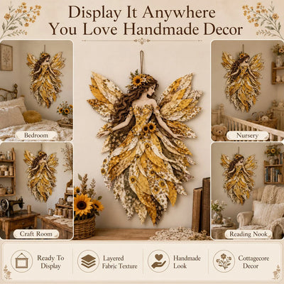 DIY Kit Layered Fabric Fairy Ready To Hang