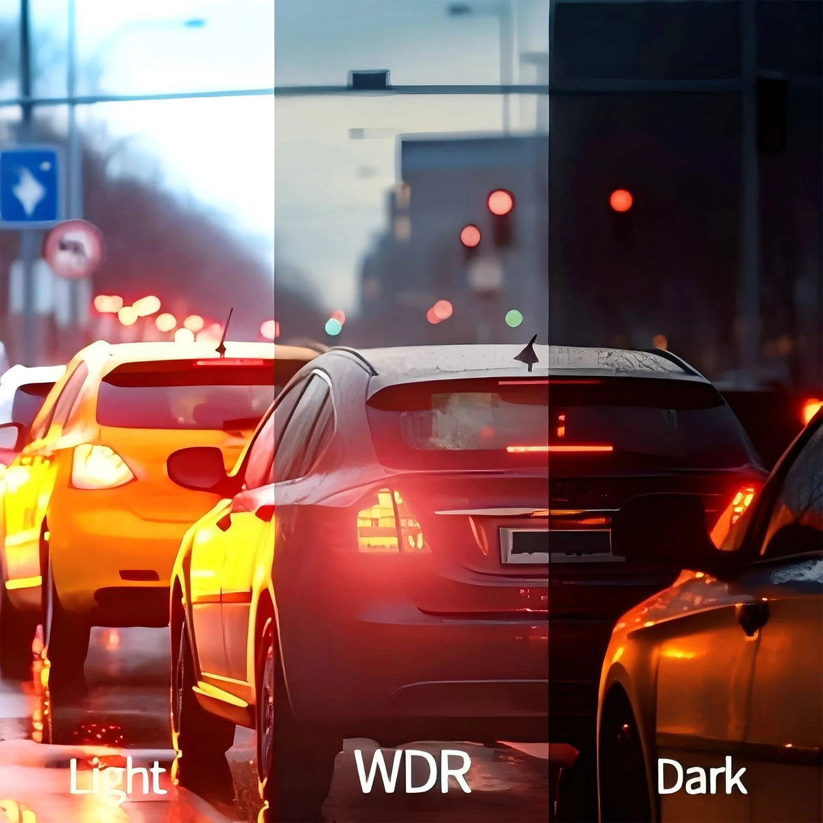 Dash Cam 4-Channel Infrared Night Vision WiFi App Viewing