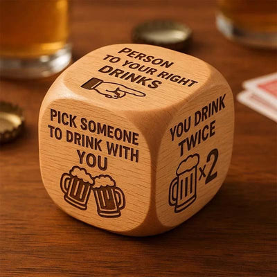 Decision Dice Wooden Laser Engraved Craft Prompts