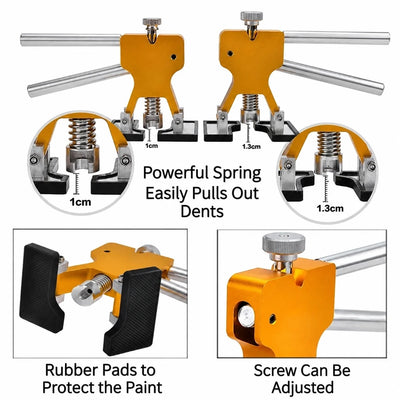 Dent Removal Tool Adjustable Tension Bridge Adhesive Adapters