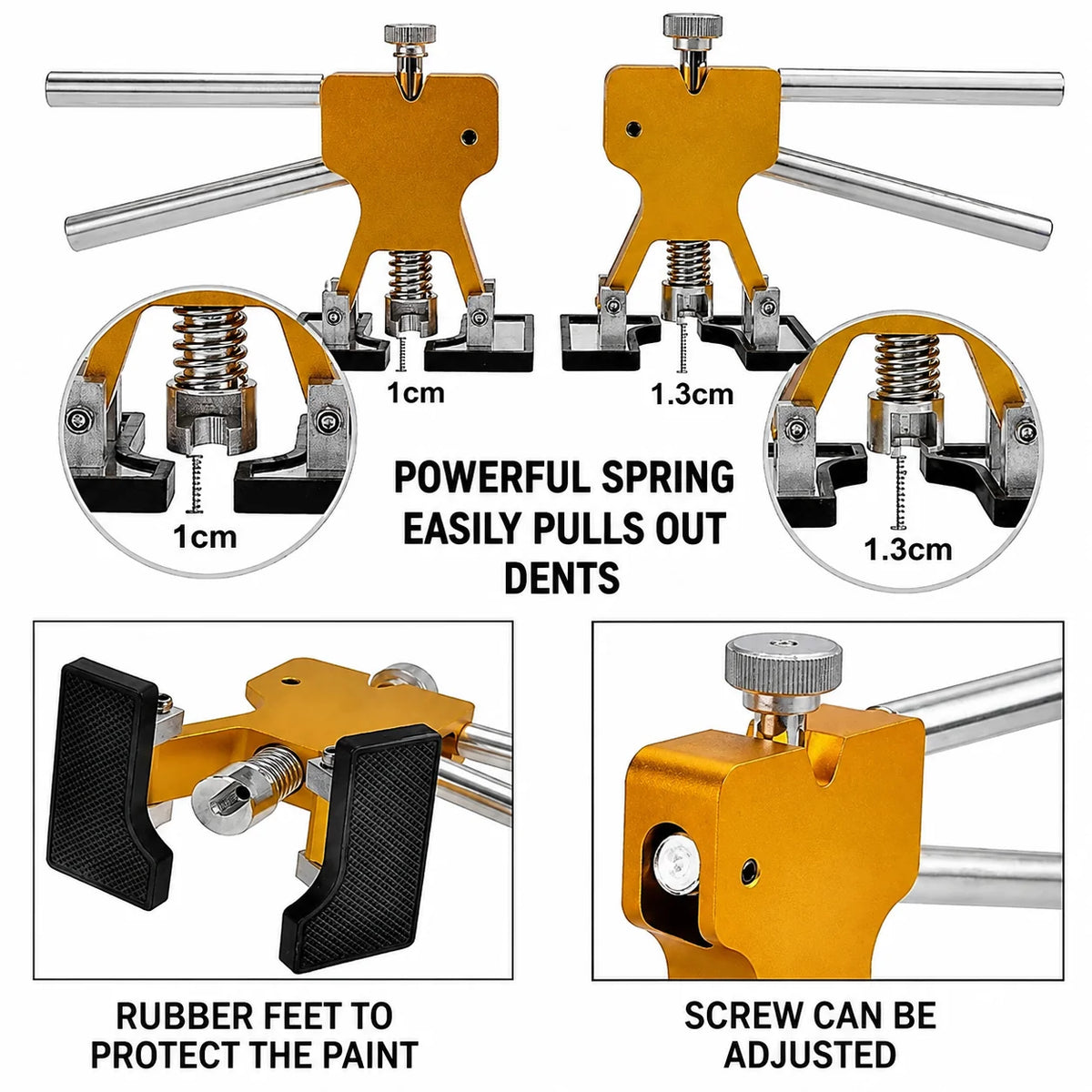 Dent Removal Tool Lever Pull System 18 Adhesive Tabs