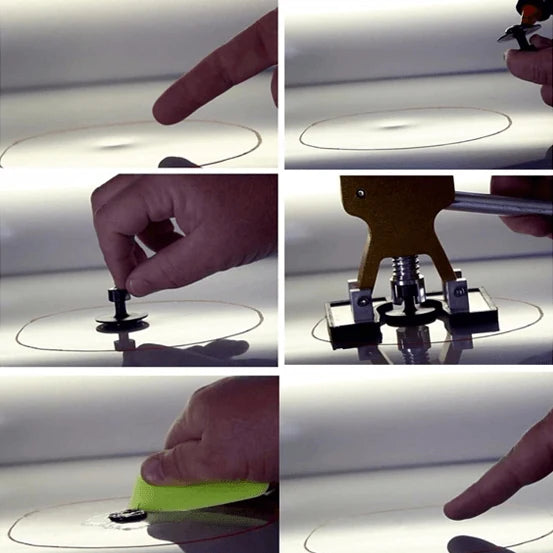 Dent Removal Tool Lever Pull System 18 Adhesive Tabs