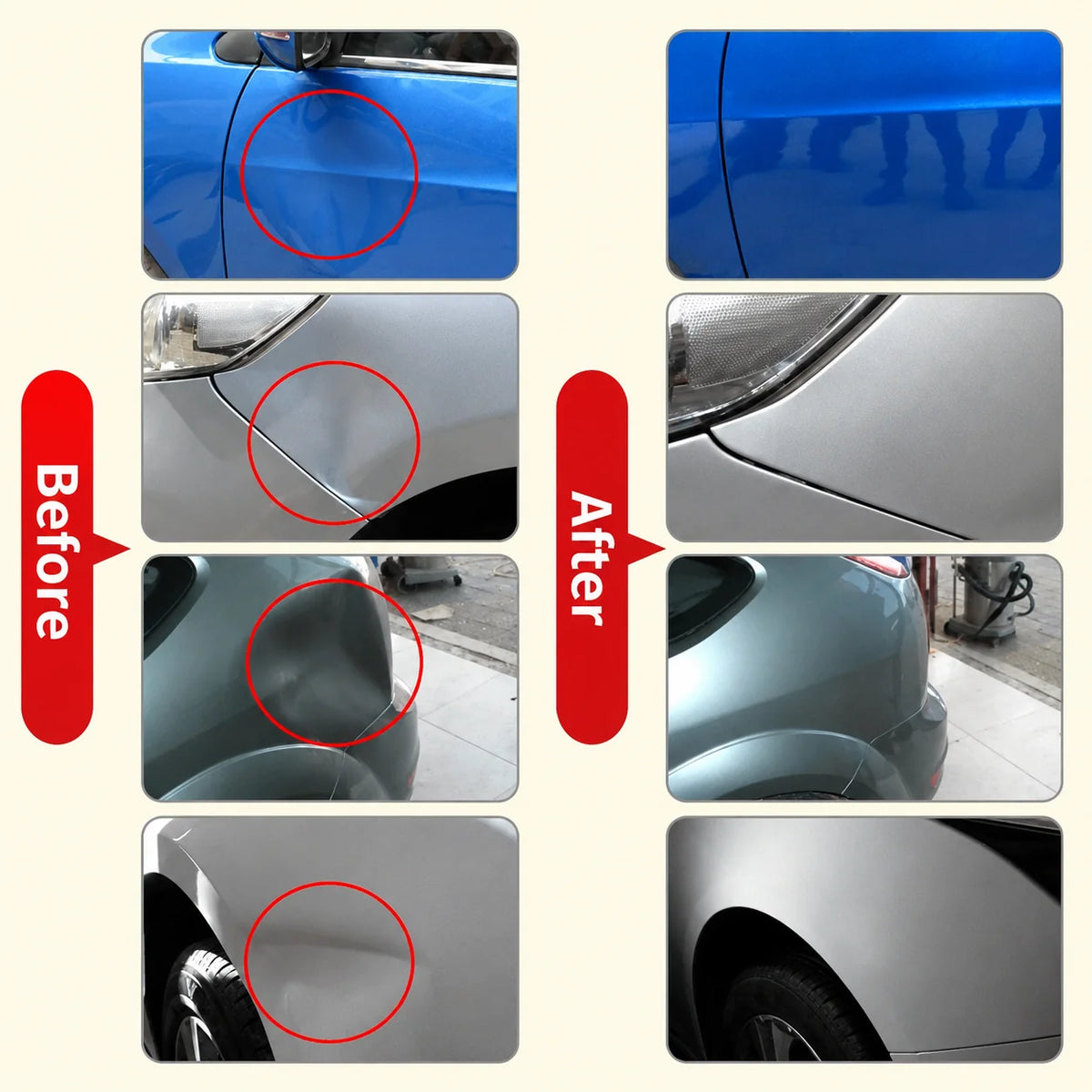Dent Removal Tool Lever Pull System 18 Adhesive Tabs