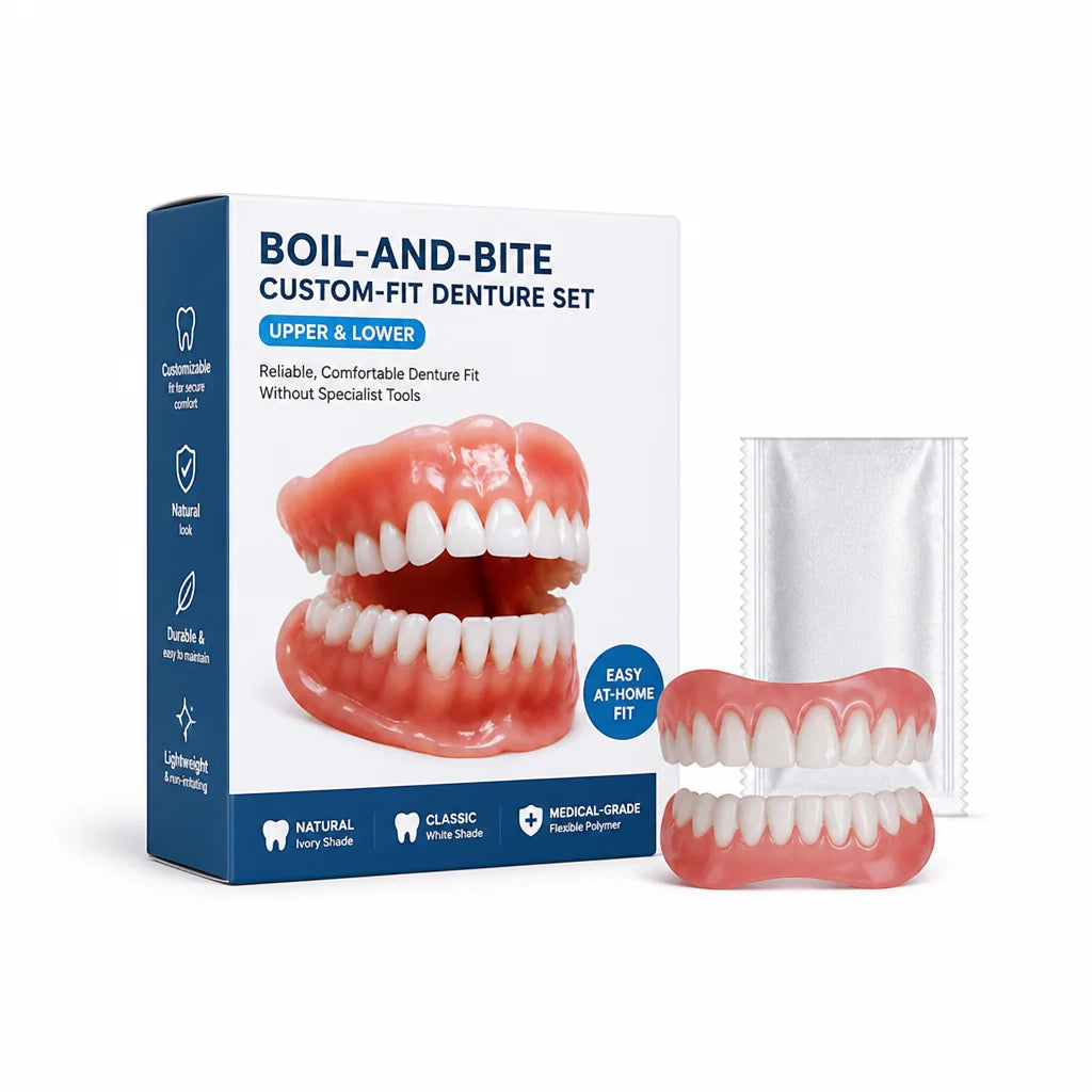 Denture Set Heat-Moldable Upper & Lower