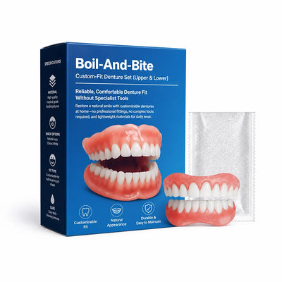 Denture Set Heat-Moldable Upper & Lower