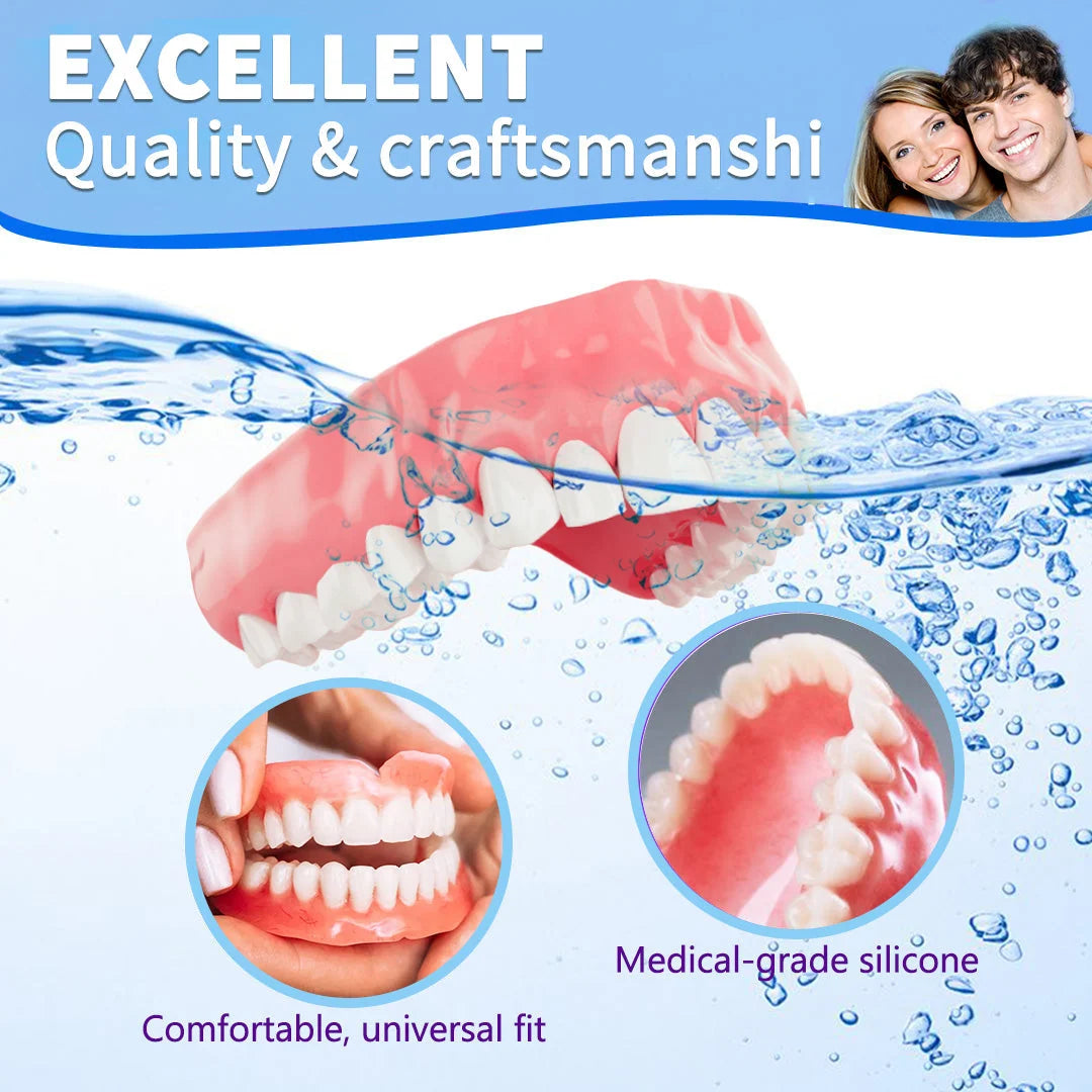 Denture Set Moldable Custom Fit Upper & Lower
