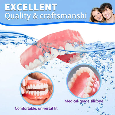 Denture Set Moldable Custom Fit Upper & Lower