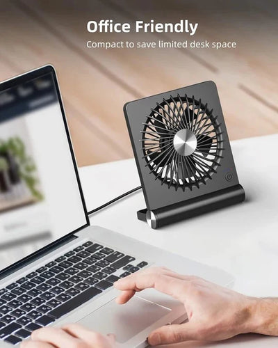 Desk Fan USB Powered Ultra Quiet 3-Speed
