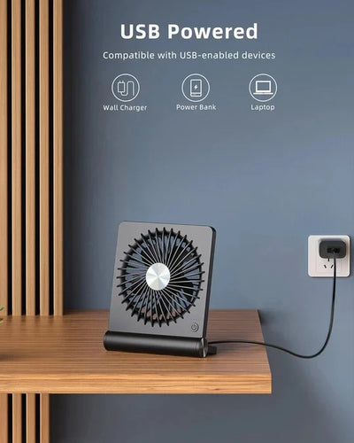Desk Fan USB Powered Ultra Quiet 3-Speed