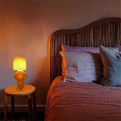 Desk Lamp Figurine Design Warm Ambient Light