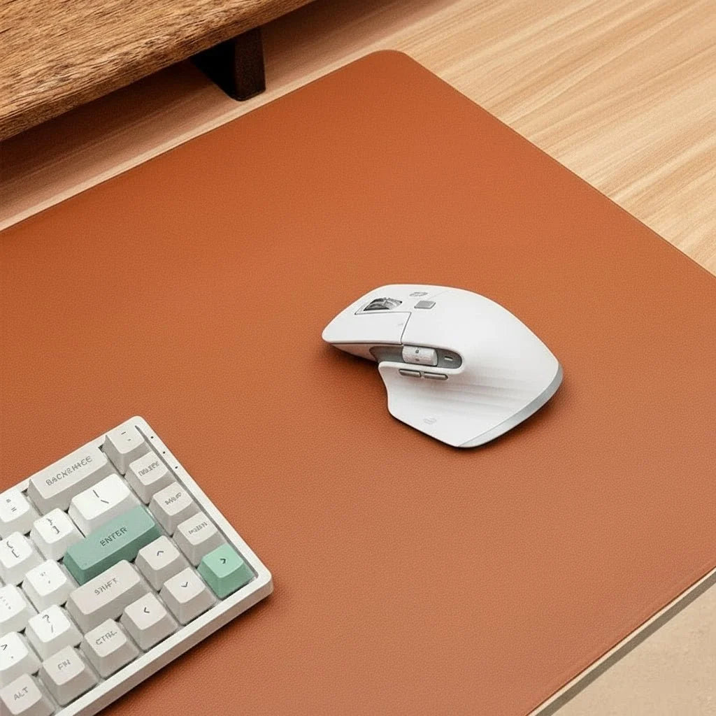 Desk Mat PU Leather Non-Slip Water-Repellent & Scratch-Resistant