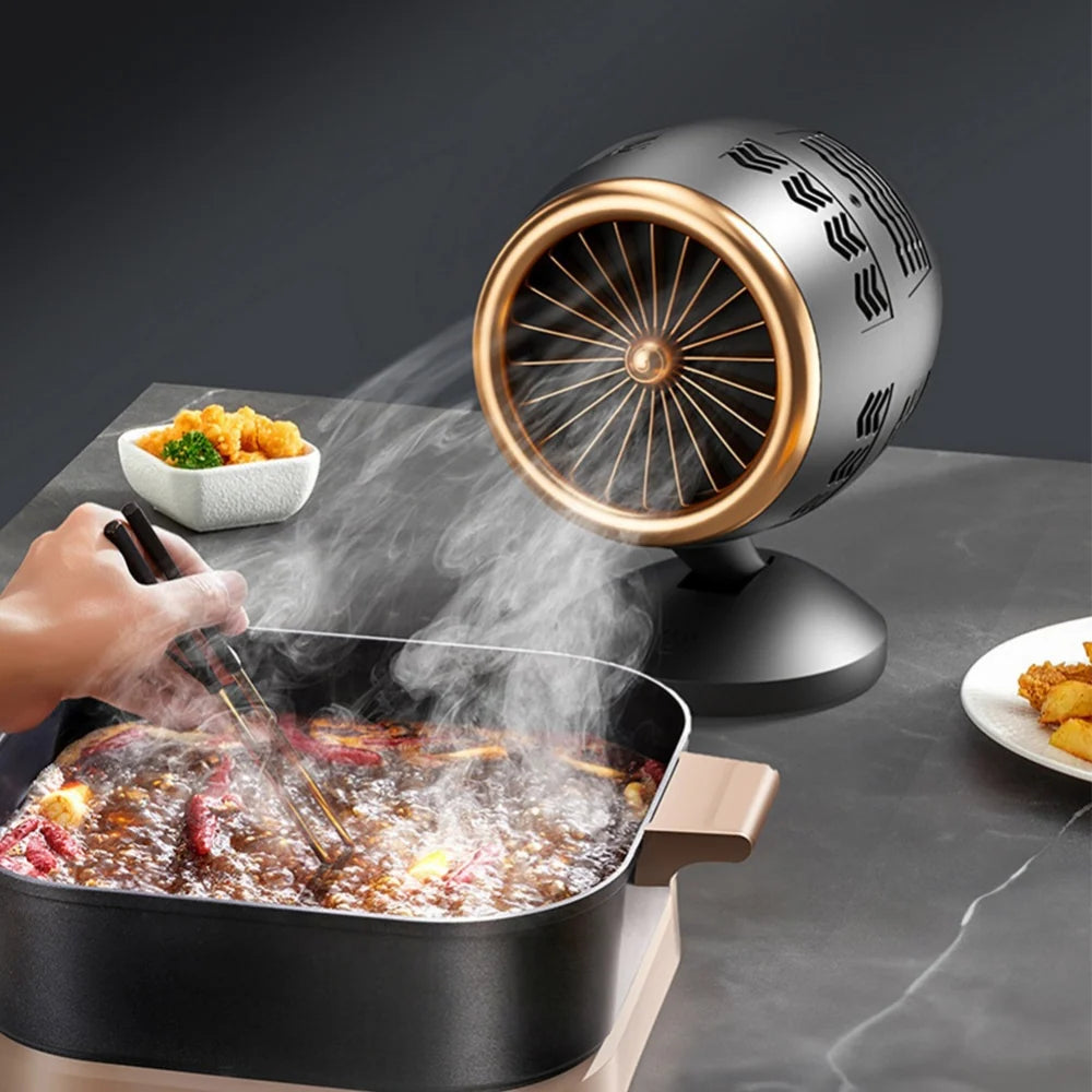 Desktop Range Hood USB-Powered Adjustable Washable Filter