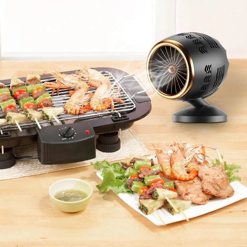 Desktop Range Hood USB-Powered Adjustable Washable Filter