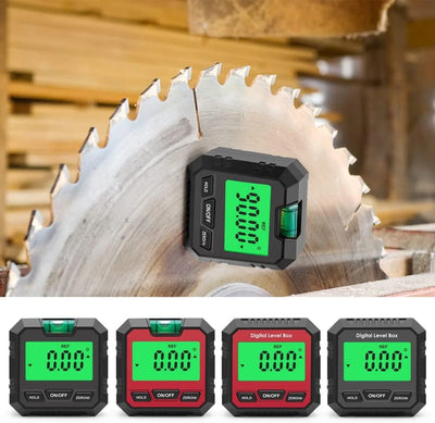 Digital Angle Gauge Magnetic Base High-Precision ±0.2°