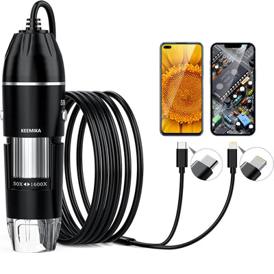 Digital Microscope 1600x Magnification USB-Powered