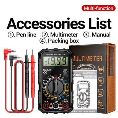 Digital Multimeter AC/DC Voltage Continuity & Diode Testing