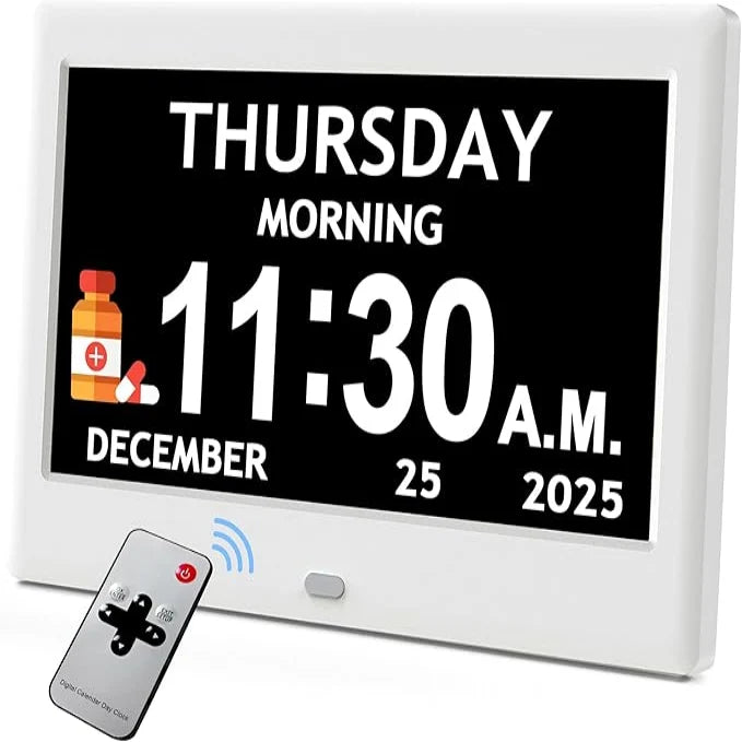 Digital Routine Clock Large Display Eight Activity Reminders