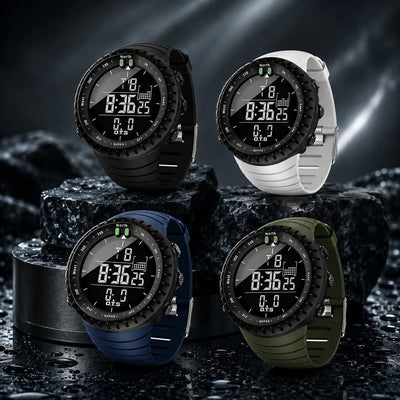 Digital Sports Watch Shockproof & Water-Resistant LED Backlight