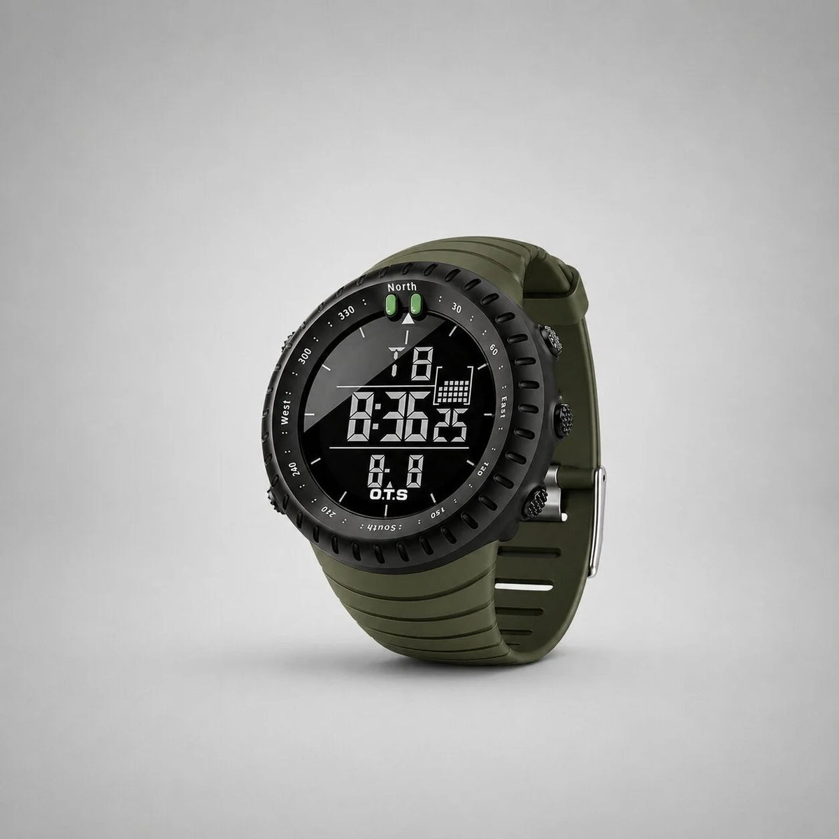Digital Sports Watch Shockproof & Water-Resistant LED Backlight