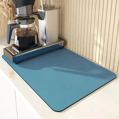 Dish Drying Mat Diatomaceous Earth Super Absorbent Non-Slip