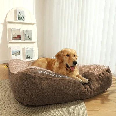 Dog Bed Orthopedic Raised Edges Removable & Machine-Washable Cover