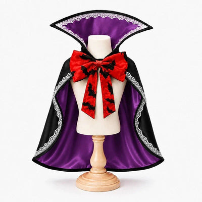 Dog Cape Stand-Up Collar Breathable Polyester & Adjustable Straps