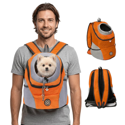 Dog Carrier Backpack Padded With Integrated Safety Harness