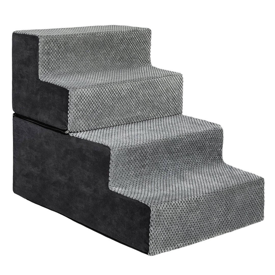 Dog & Cat Stairs 4-Step Non-Slip Washable Cover
