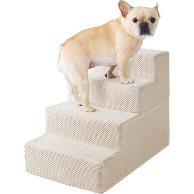 Dog & Cat Stairs 4-Step Non-Slip Washable Cover